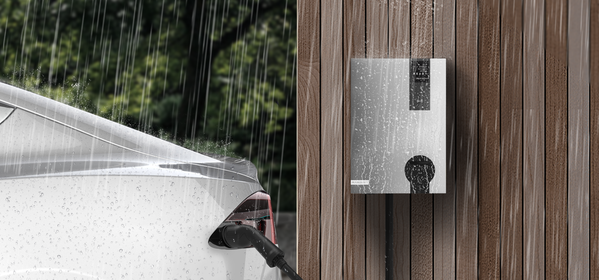 raedian-raedian-neo-22-kw-type-2-3-phase-charging EV Charger Cable Holder | Type 2 Holster Dock